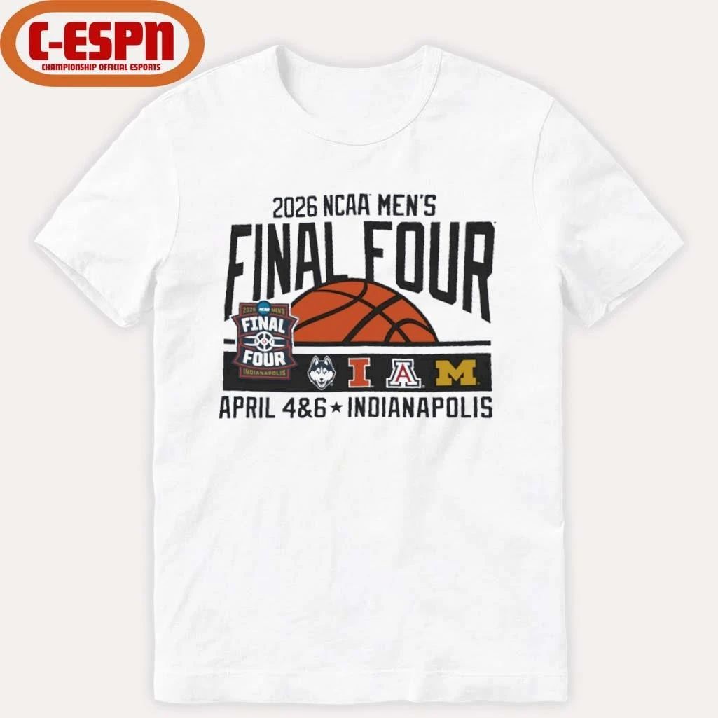 2026 NCAA Men’s Final Four April 4 & 6 Indianapolis T-Shirt