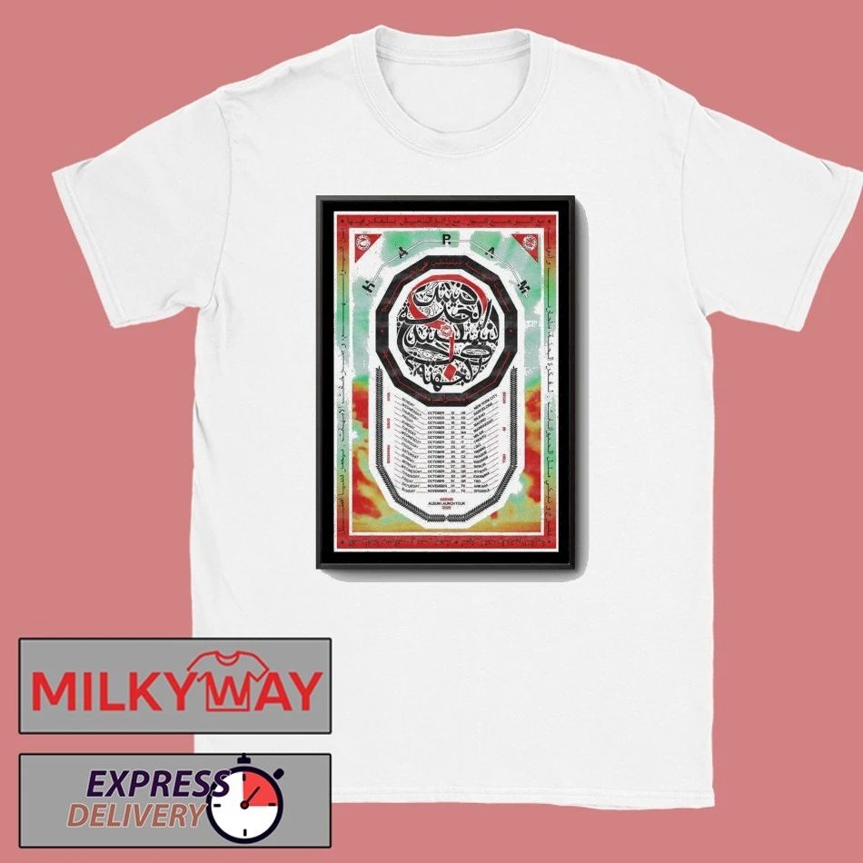 Haram Band 2025 Album Launch Tour Poster shirt
