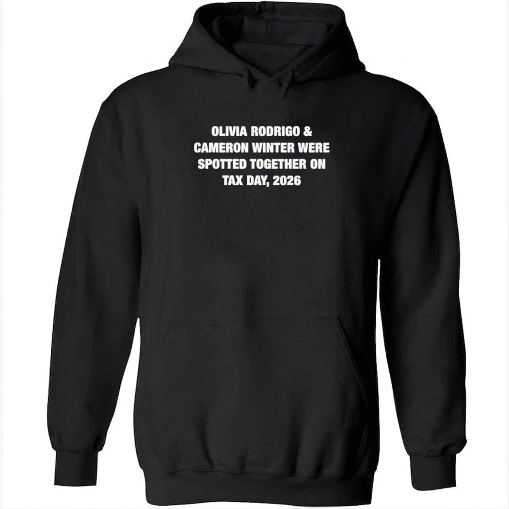 Singers Were Spotted Together on Tax Day, 2026 Shirt