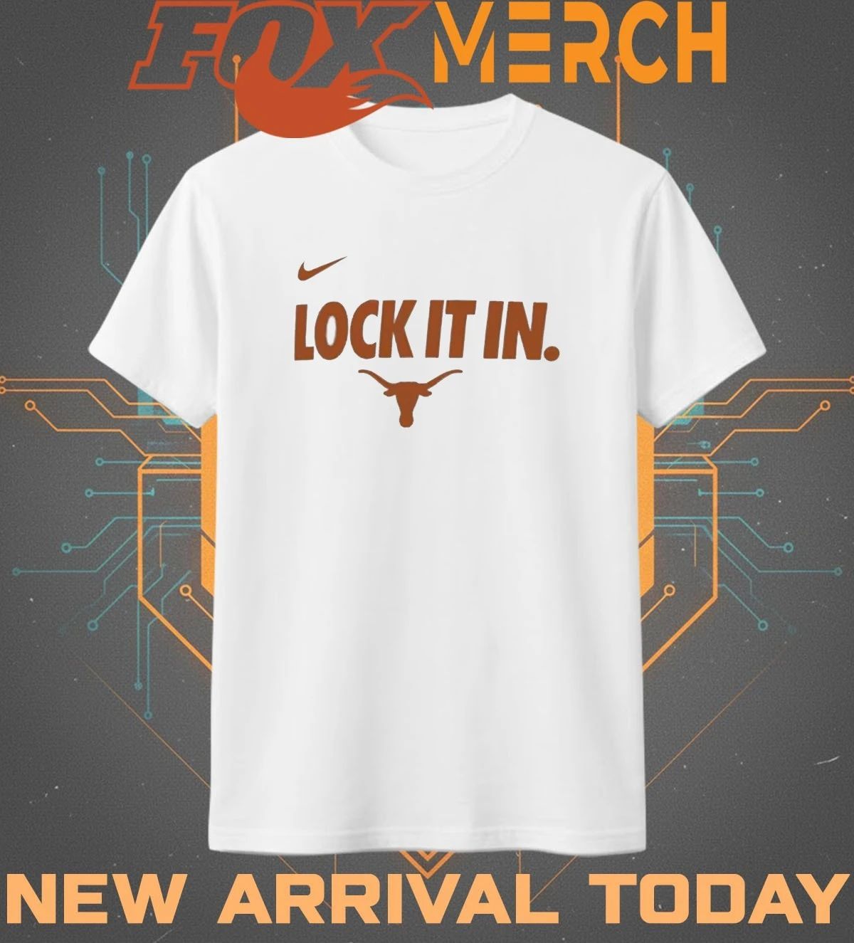 Texas Longhorns Lock It In 2026 On-Court Bench Legend Dri-FIT t-shirt