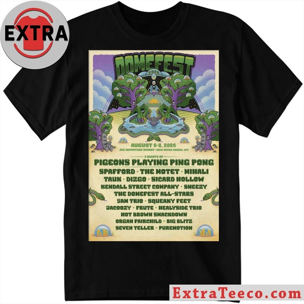 Domefest 8 6-8 8 2026 New Gorge WV Poster Shirt