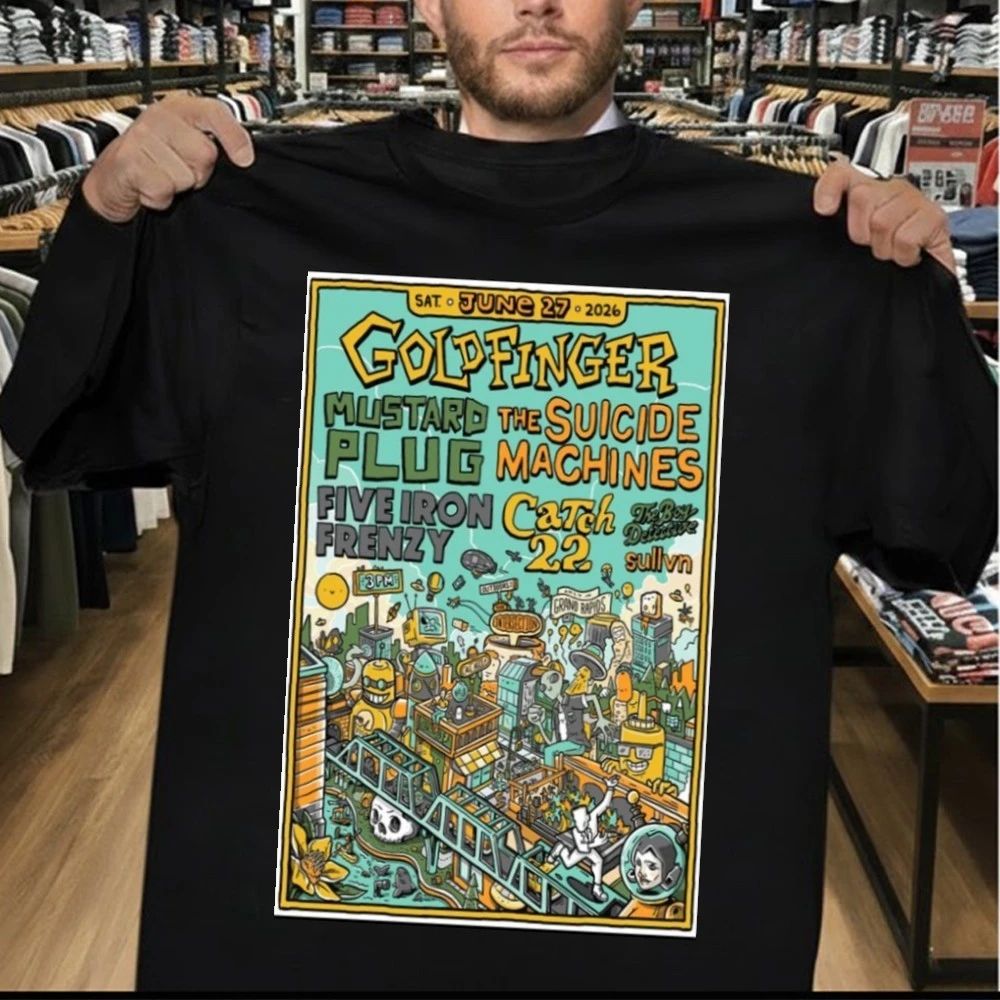 Goldfinger June 27 2026 The Intersection, Grand Rapids, MI Poster Shirt