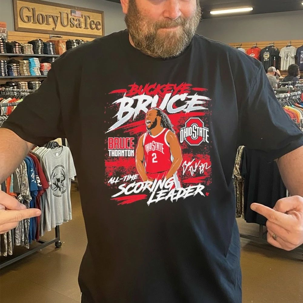 Ohio State Basketball Bruce Thornton All-Time Leading Scorer Graphic Shirt
