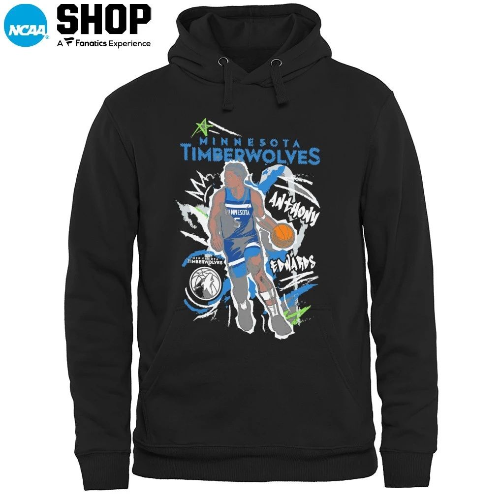 Anthony Edwards Minnesota Timberwolves Chalked Up Player Signature T-Shirt