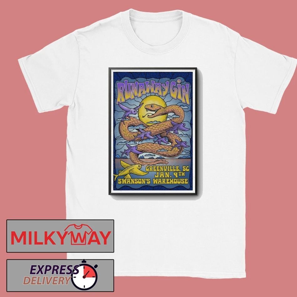 Funny Runaway Gin 2026 Poster Grenville SC shirt