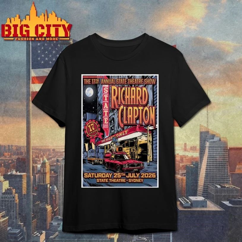 Richard Clapton Sydney AUS 7-25-2026 Poster T-shirt