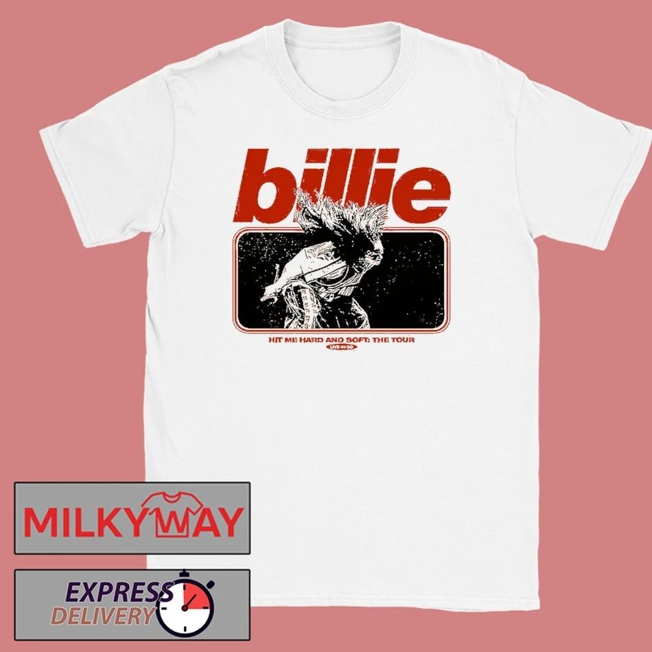 Billie Eilish Live In 3D Hair Whip Mustard shirt