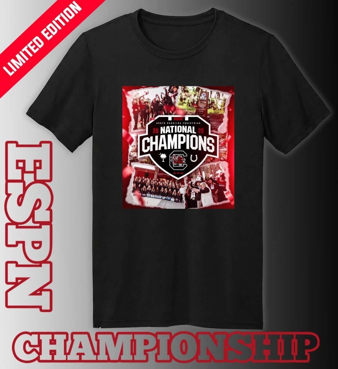 South Carolina Gamecocks 2026 NCAA Equestrian National Champions Poster Shirt