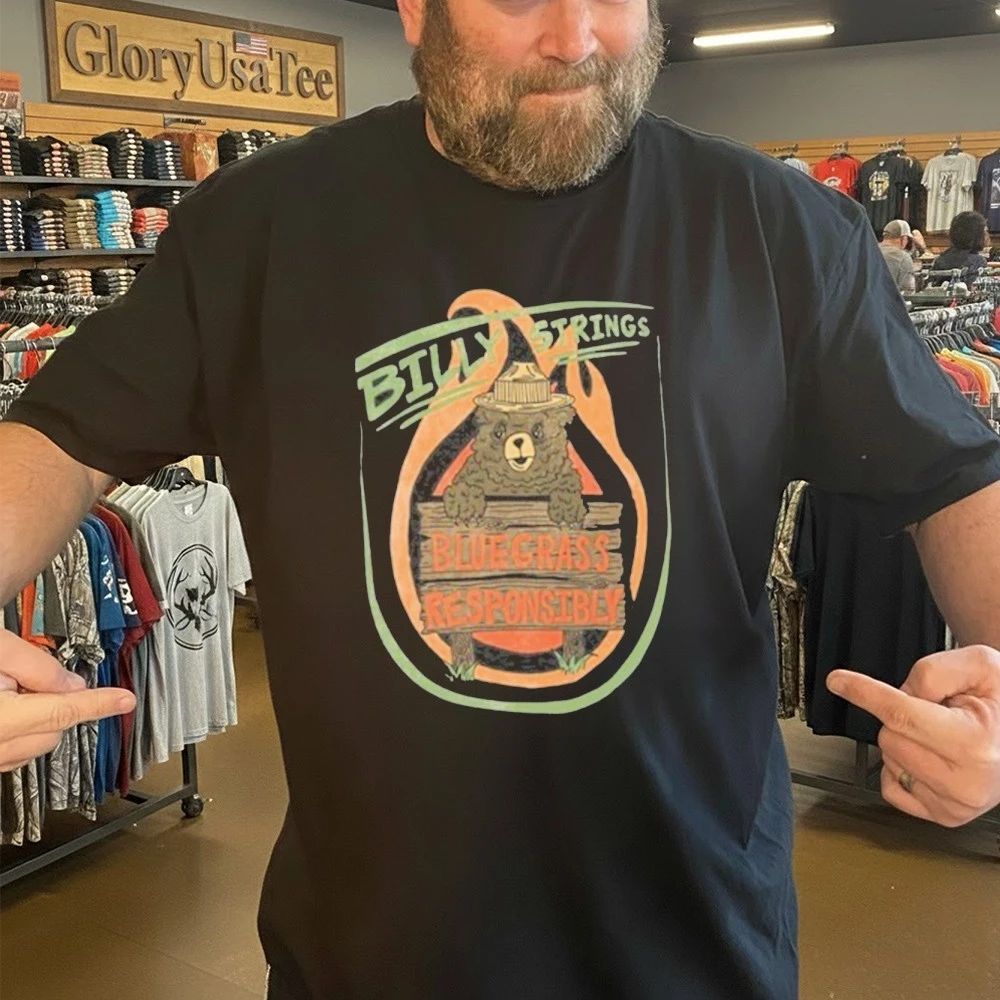 Billy Strings Spring Tour 2026 Bluegrass Responsibly Shirt