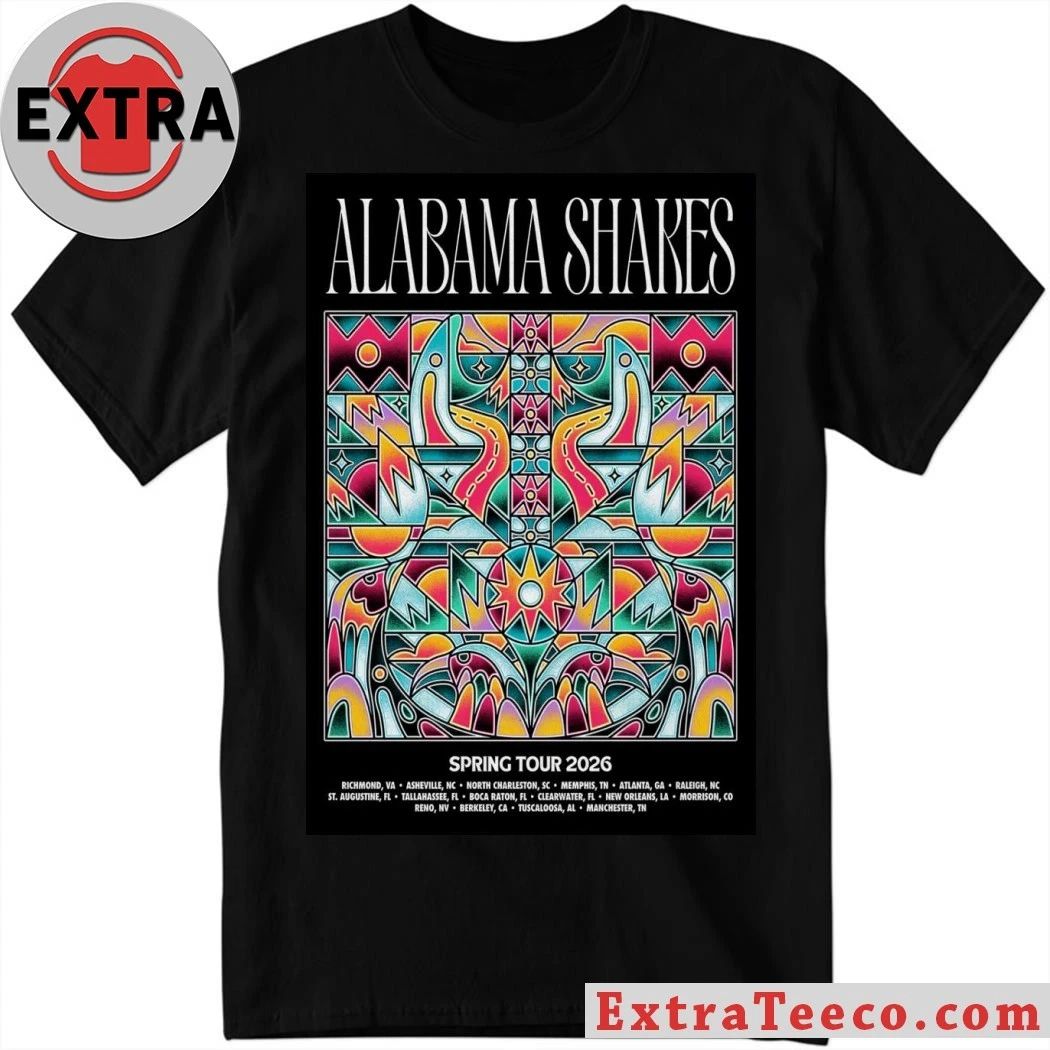 Alabama Shakes Spring 2026 Tour Poster Shirt