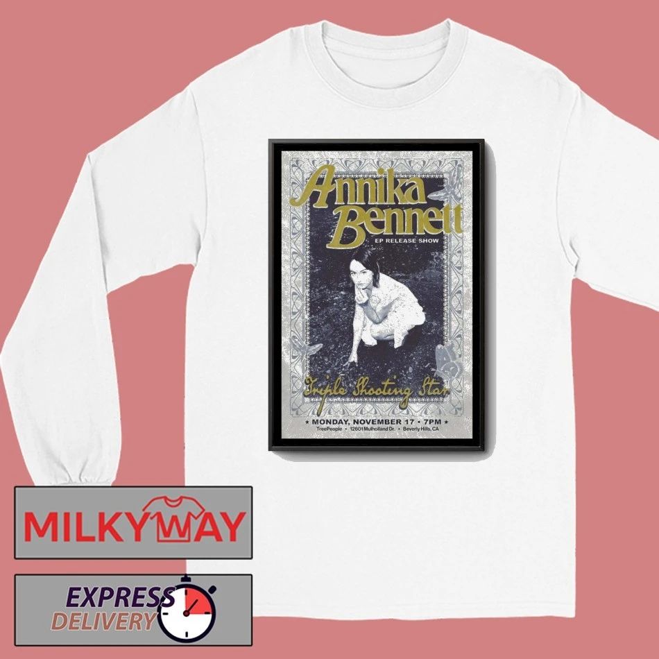 Annika Bennett Beverly Hills, CA Nov 17 2025 Poster shirt