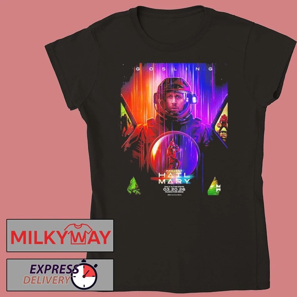 Project Hail Mary In Theaters On March 20 2026 Starring Ryan Gosling shirt