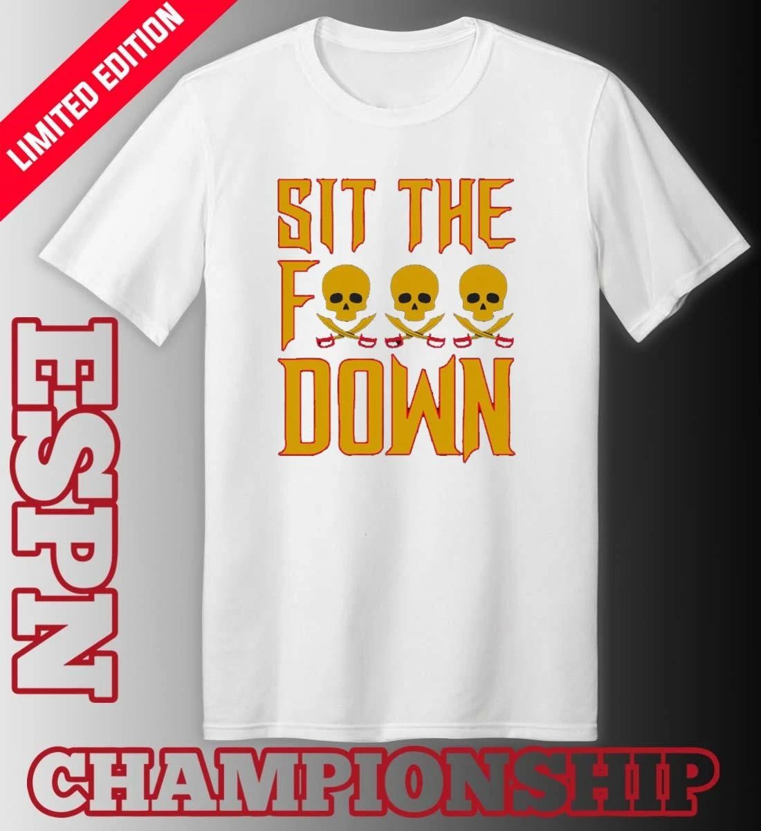 Sit The Fuck Down Pittsburgh Pirates Skull Shirt