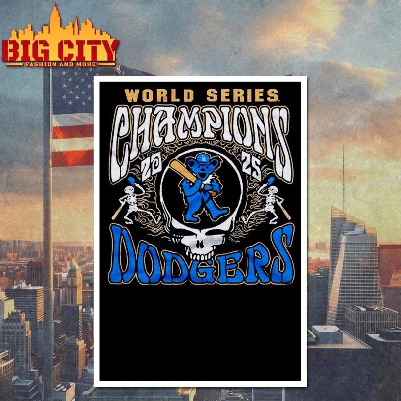 Dodgers x Grateful Dead 2026 Gold Collection Graphic Shirt