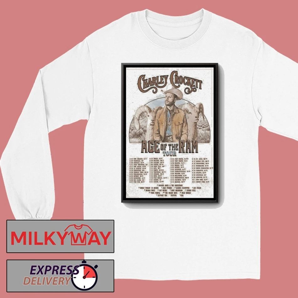 Charley Crockett 2026 Tour Age Of The Ram Poster shirt