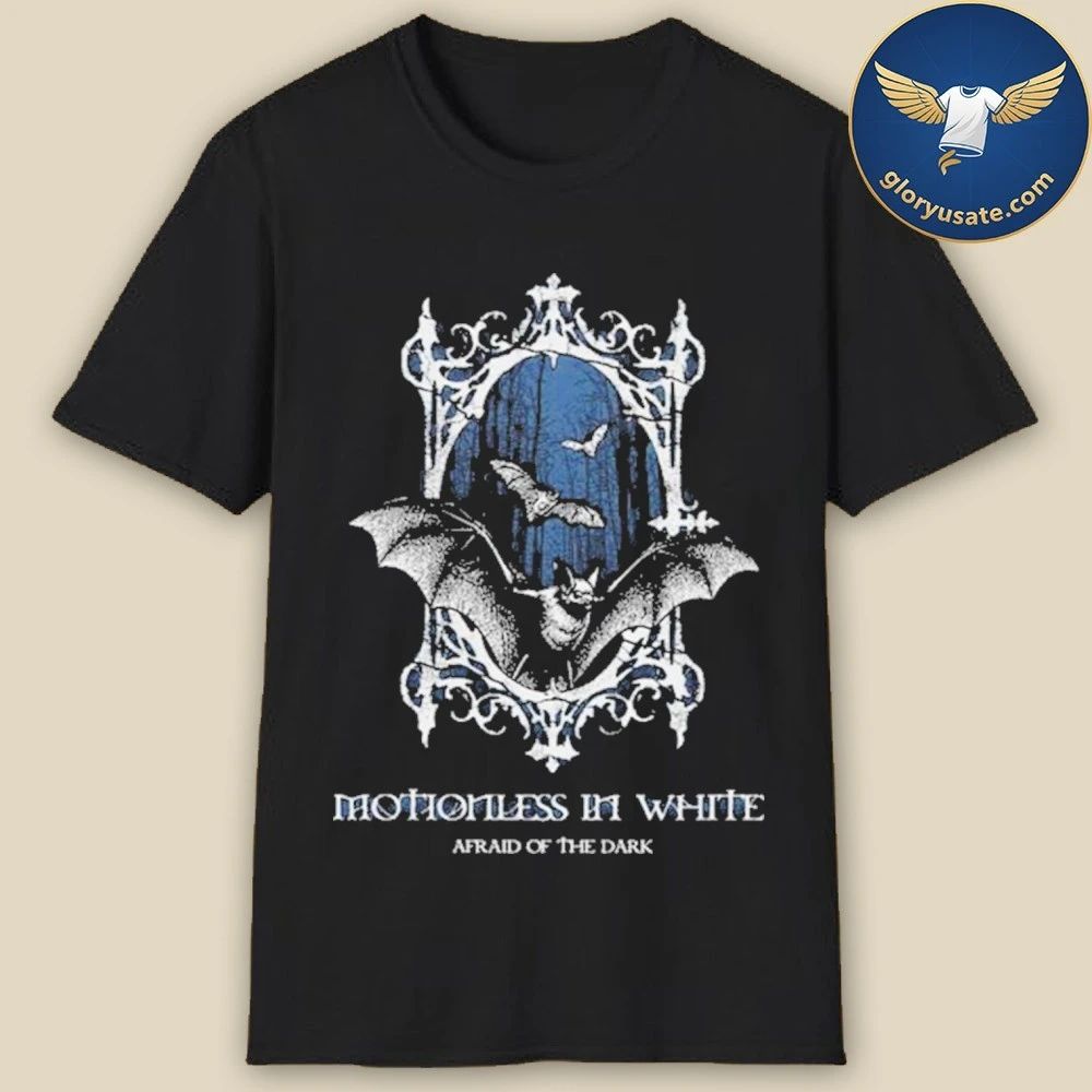 Motionless in White Afraid Of The Dark Bat T-Shirt