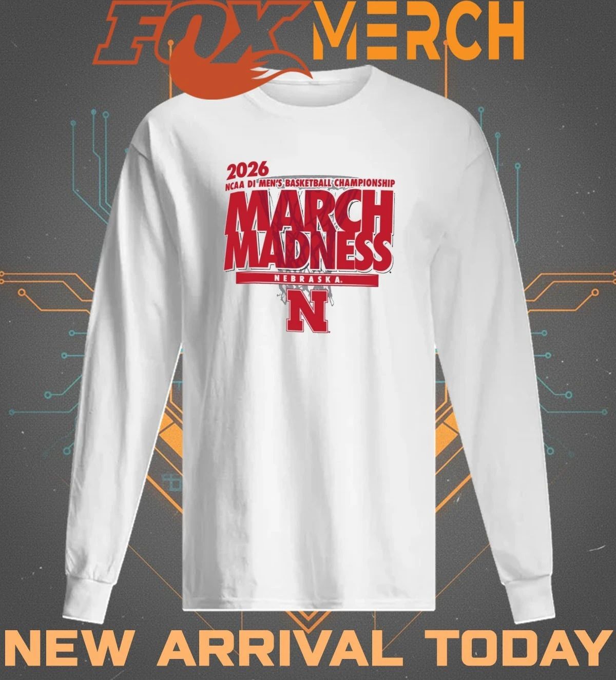 Nebraska Cornhuskers 2026 NCAA DI Men’s Basketball Championship March Madness shirt