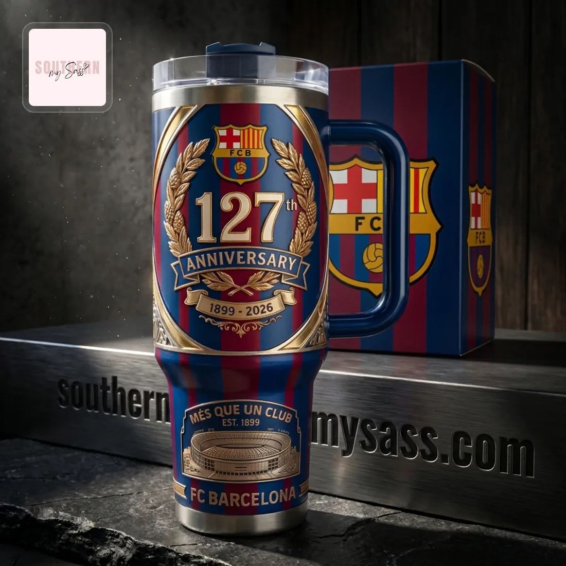 FC Barcelona 127th Anniversary Limited Edition Commemorative Tumbler