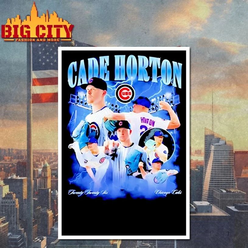 2026 Chicago Cubs Cade Horton Graphic T-shirt