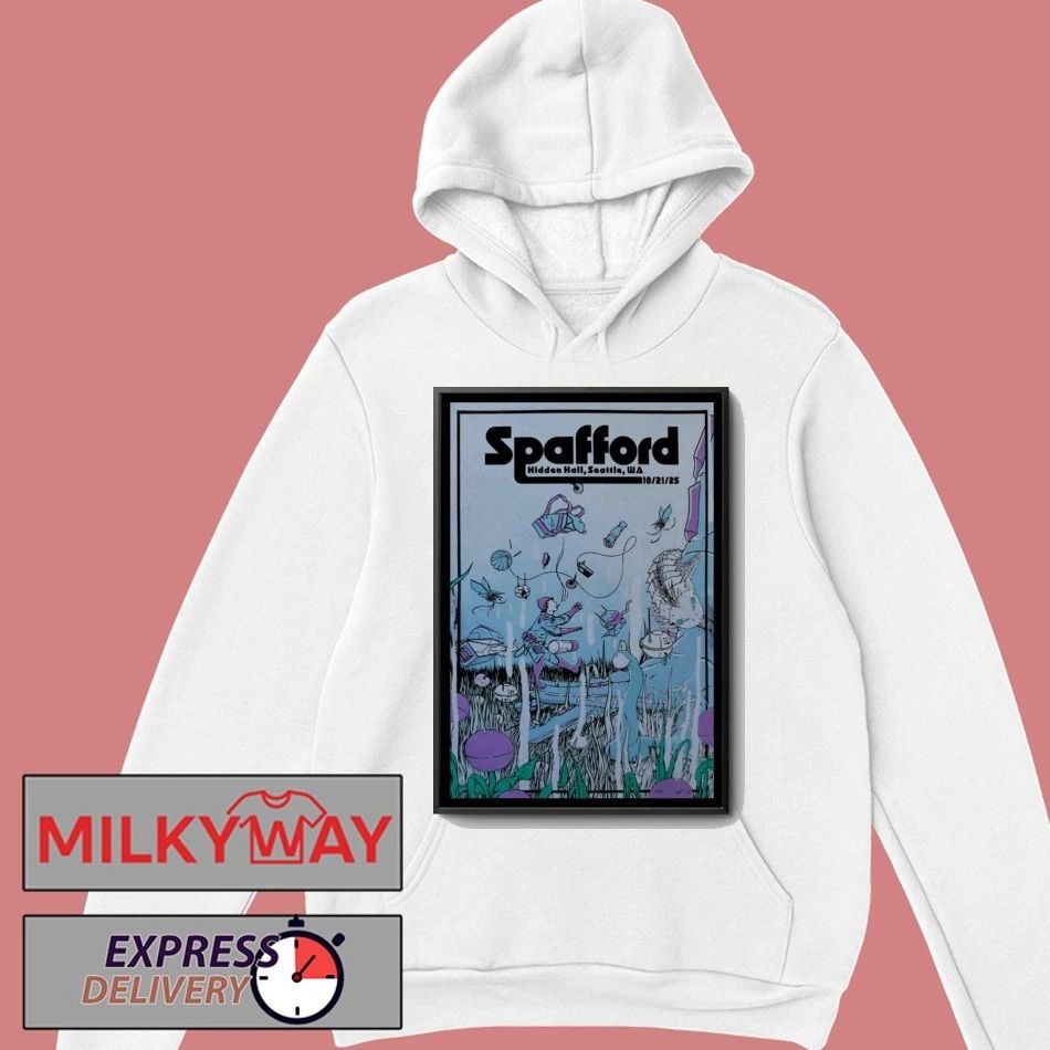 Spafford Tour Oct 21 2025 Hidden Hall Seattle Poster shirt