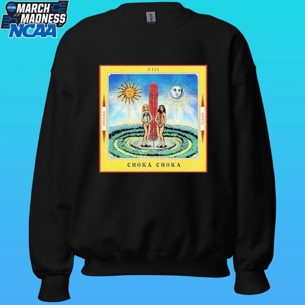 Shakira X Anitta Choka Choka Collab Tarot Card Style Art Shirt