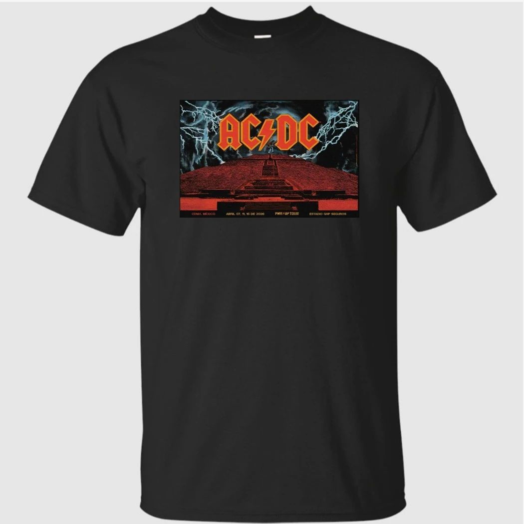 AC-DC Up Tour CDMX México 2026 Poster Shirt
