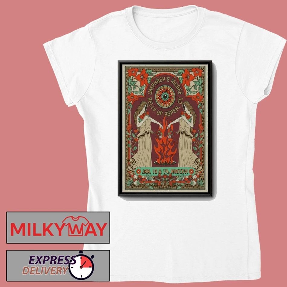 Jan 13,14 2026 Umphrey’s McGee Aspen, CO Poster shirt