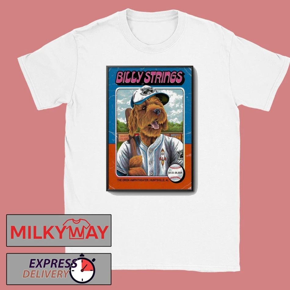 Billy Strings Huntsville Tour On Oct 23-25 2025 Poster shirt