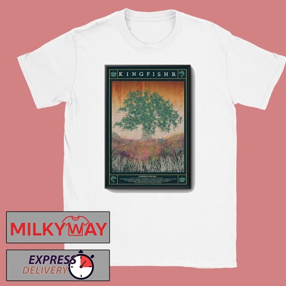 Kingfishr 2025 EU Tour Poster shirt