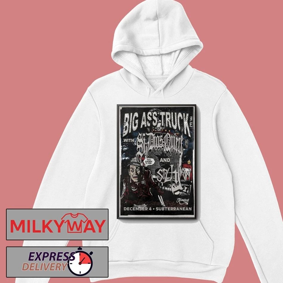 Big Ass Truck Dec 4 2025 Subterranean In Chicago IL Poster shirt