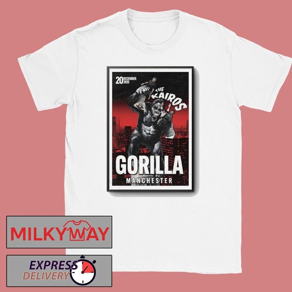 The Kairos Dec 20 2025 Poster Gorilla Manchester shirt