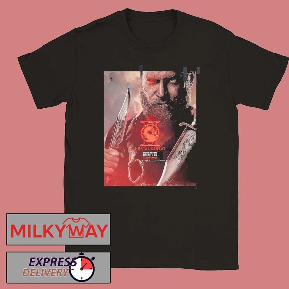 Mortal Kombat II Movie Exclusive Kano Character Poster T-Shirt