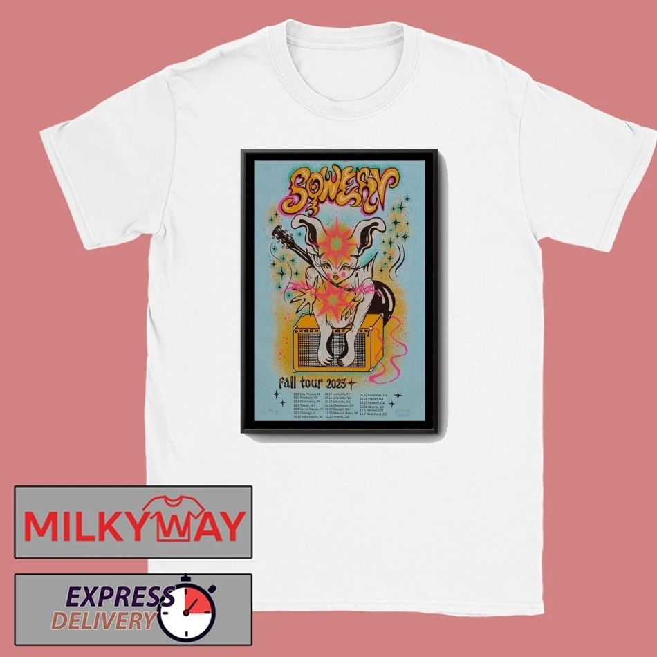 Sqwerv Fall Tour 2025 Poster shirt