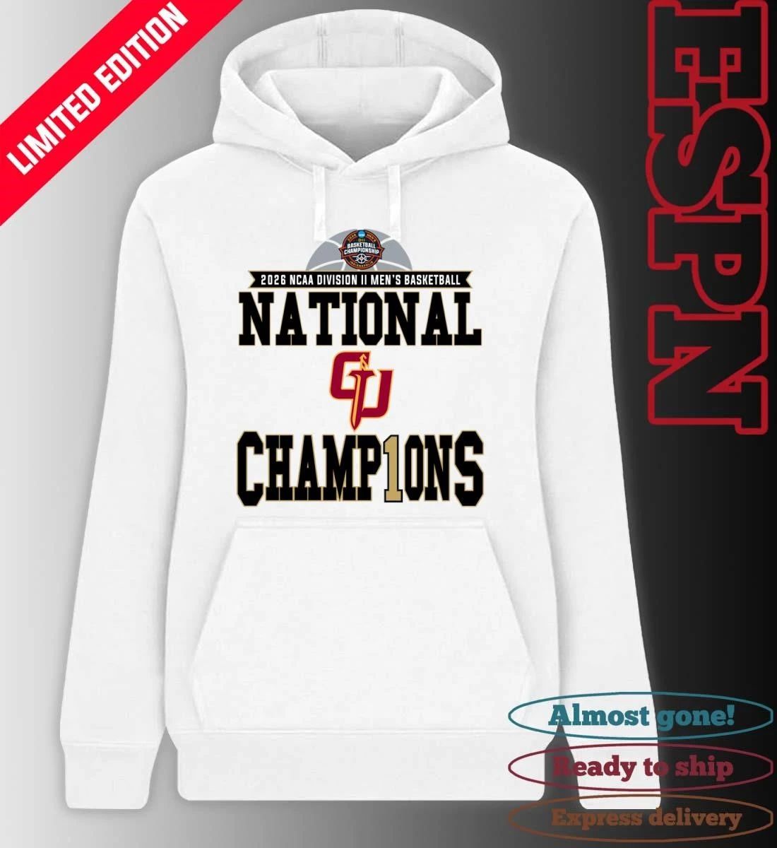 Gannon Golden Knights 2026 NCAA DII Men’s Basketball National Champions Locker Room T-Shirt