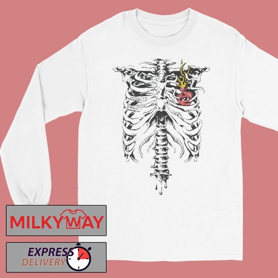 Imagine Dragons Feel It In My Bones Skeleton New Shirt