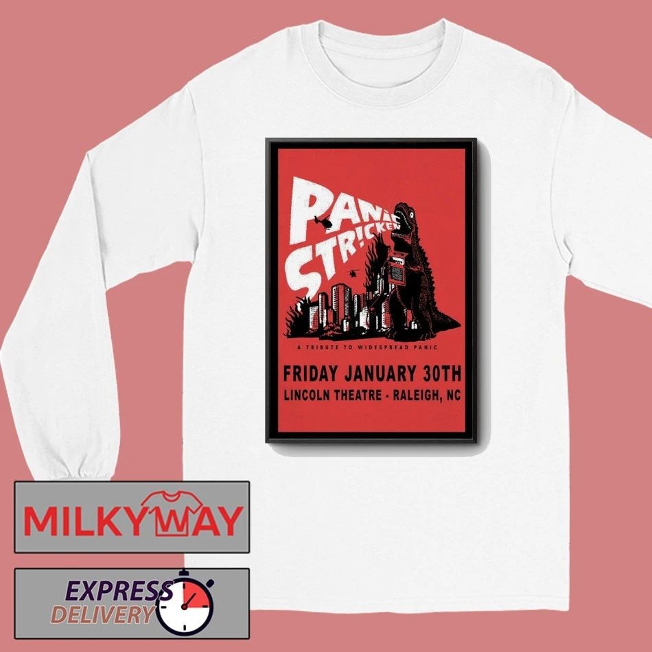 Panic Stricken 1.30.2026 Raleigh NC Poster Shirt