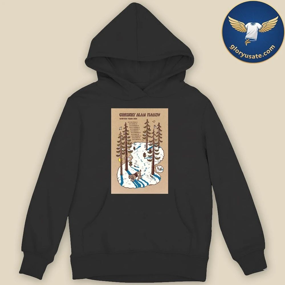 Gregory Alan Isakov Winter Tour 2026 Poster Shirt