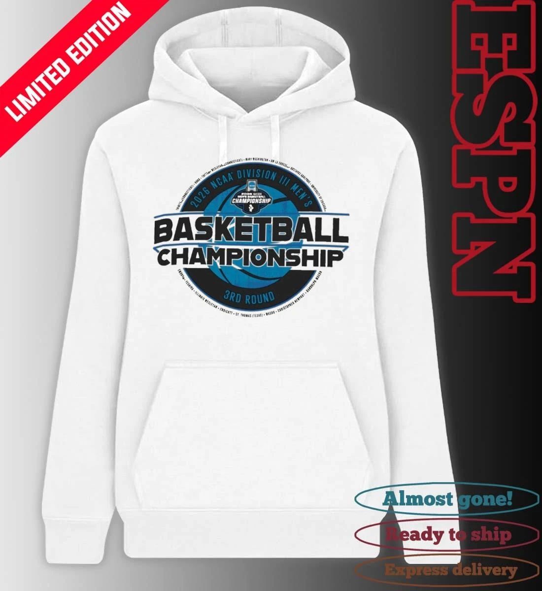 2026 NCAA Division III Men’s Basketball 3rd Round T-Shirt