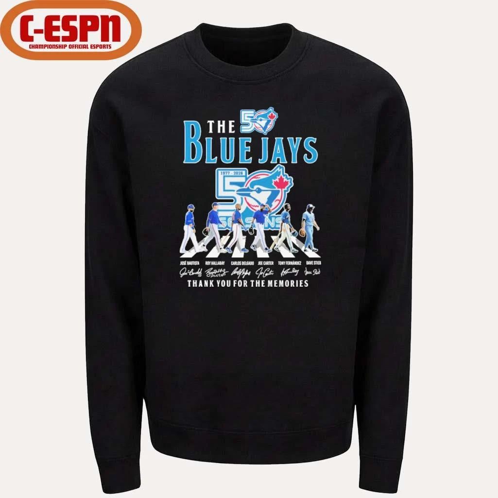 The Blue Jays Abbey Road 50 Seasons 1977-2026 shirt