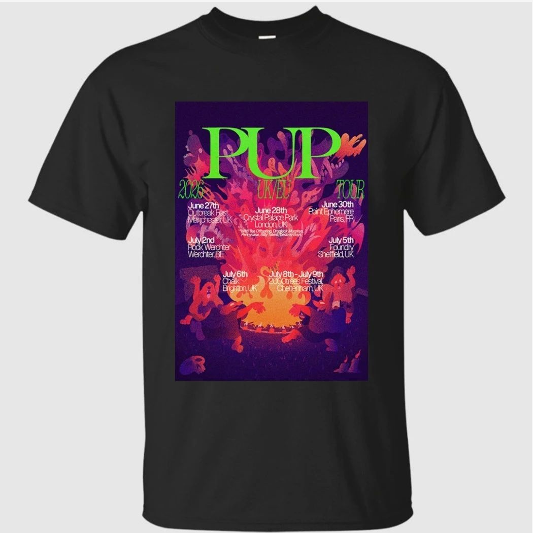 Pup Tour 2026 Poster Shirt