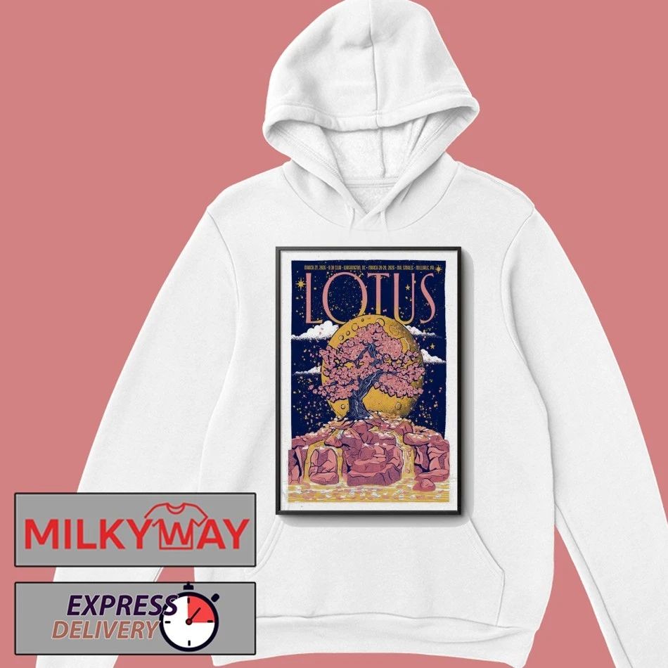 Lotus Washington DC And Millvale PA 3 27 3 29 2026 Poster shirt