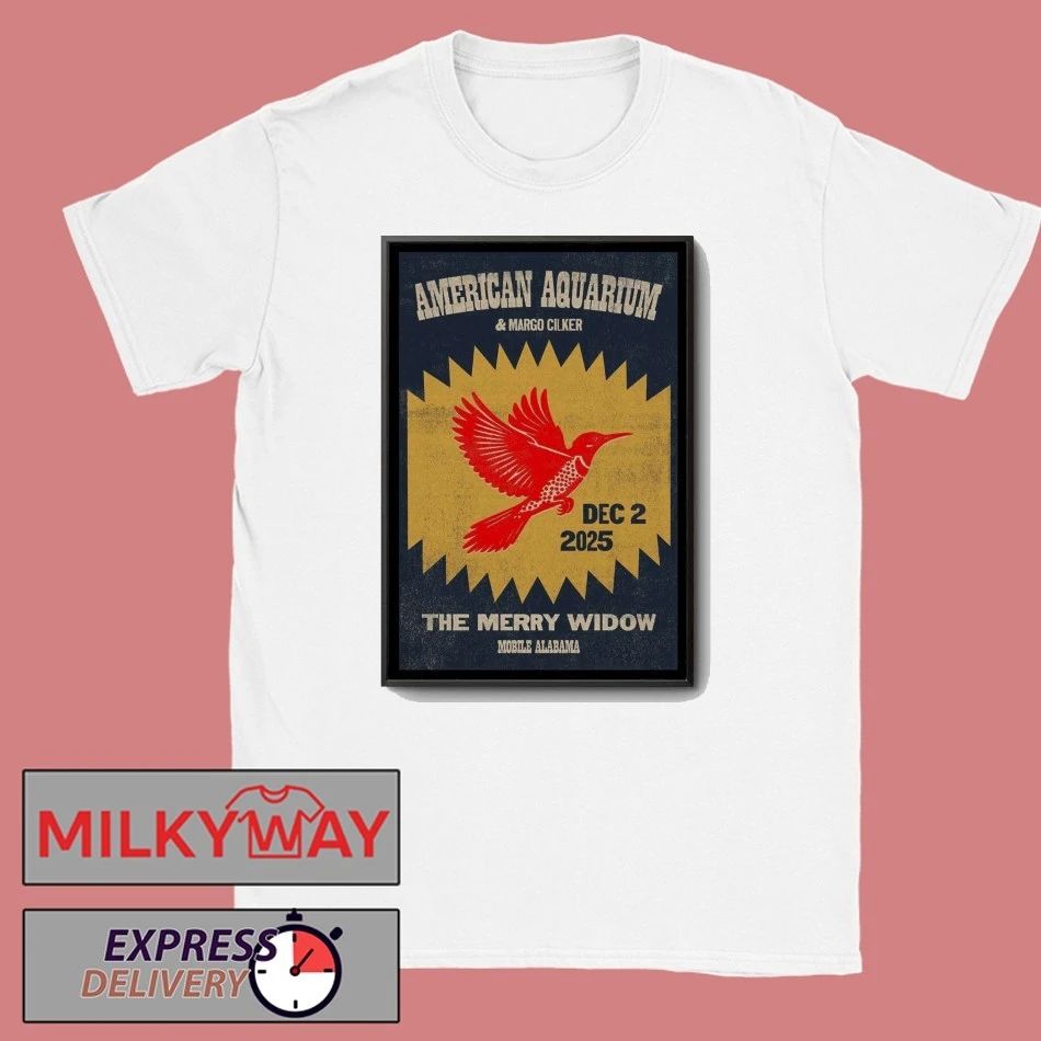American Aquarium Fall Tour 2025 Mobile AL Poster shirt