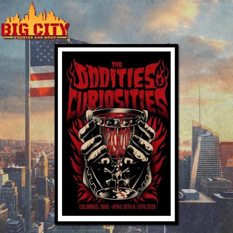 The Oddities & Curiosities Columbus Apr 19 2026 Poster Shirt