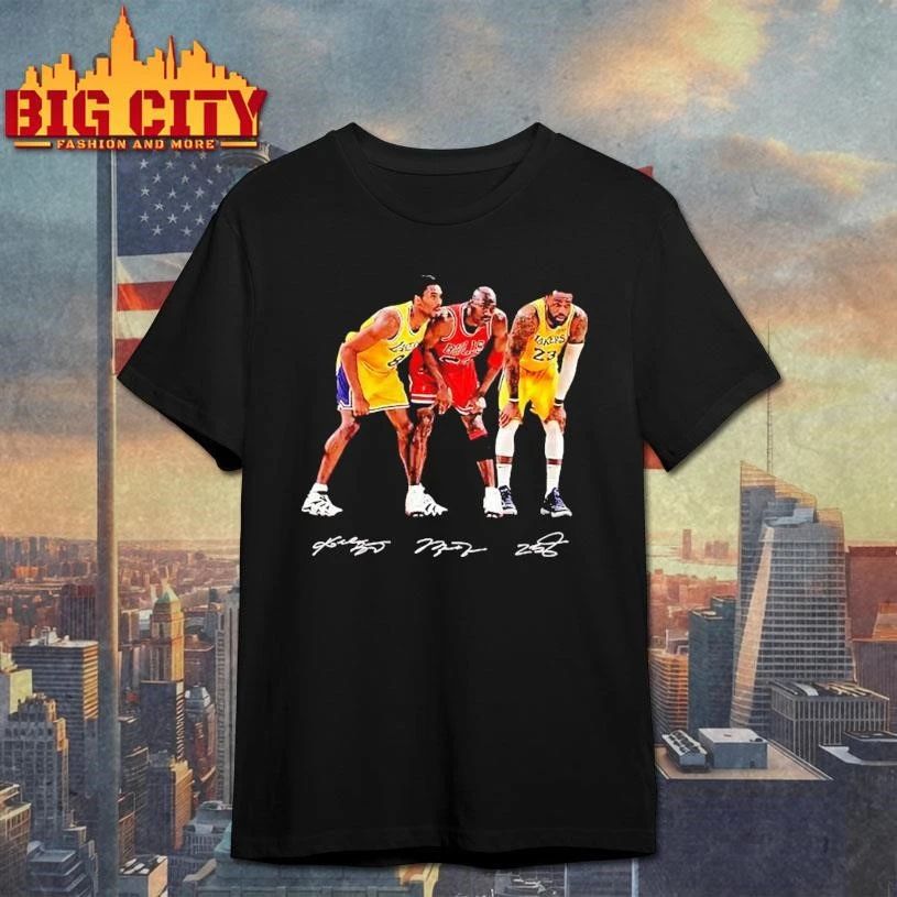 NBA Goats Kobe Michael LeBron Signature Shirt
