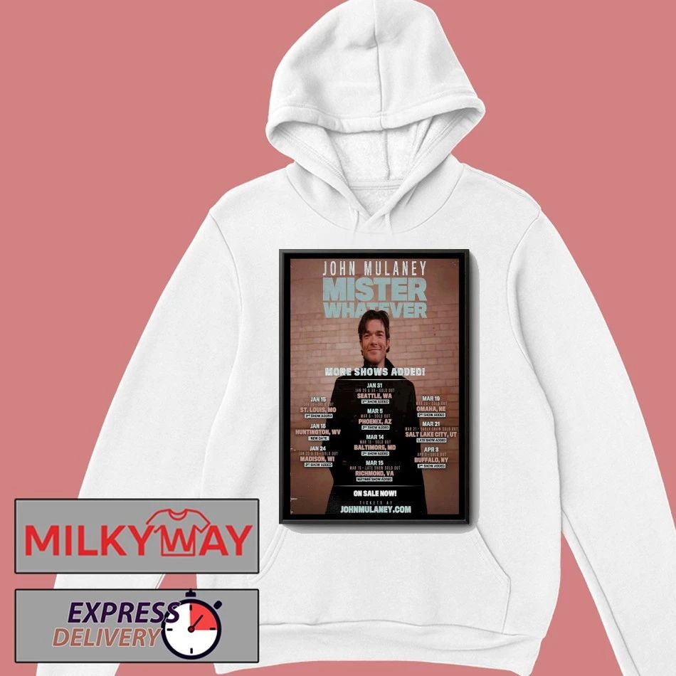John Mulaney Tour Jan 2026 Poster shirt
