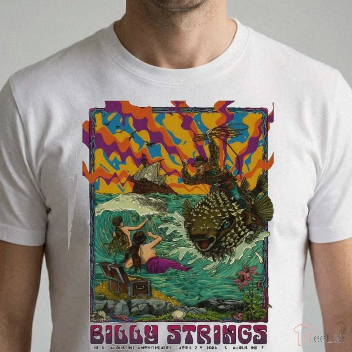 Billy Strings April 2-4 2026 In St. Augustine FL Poster Shirt