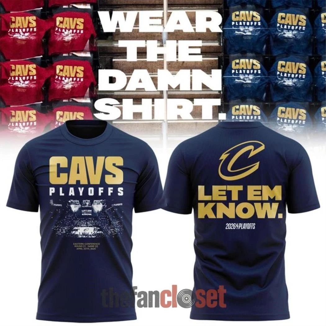 Cleveland Cavaliers 2026 NBA Playoffs Wear The Damn Shirt