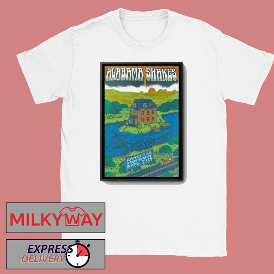 Alabama Shakes 2Sept 27 2025 Irving Texas New Poster shirt
