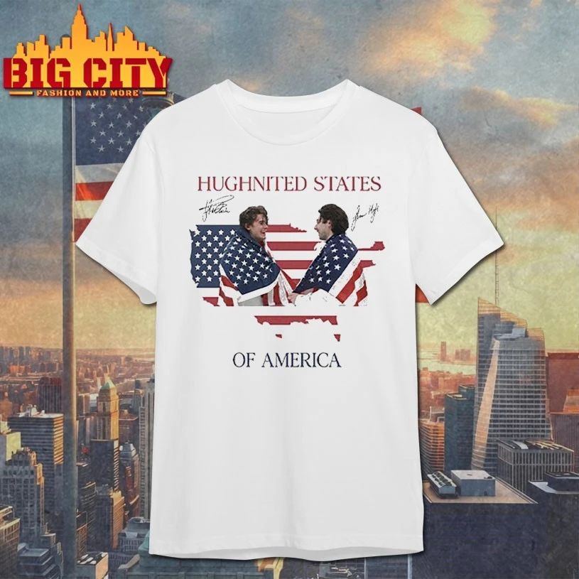 Jack Hughes Hughnited States Of America signature T-shirt