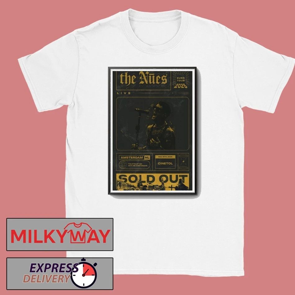 The Nūes Nov 15 2025 Amsterdam, Netherlands Poster shirt